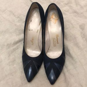 Vintage blue heels